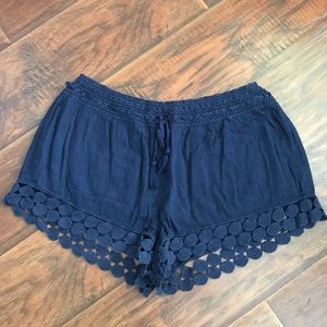Aerie Cotton Dot Drawstring Shorts